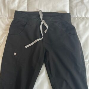Figs kade scrub pants black Small Tall ST